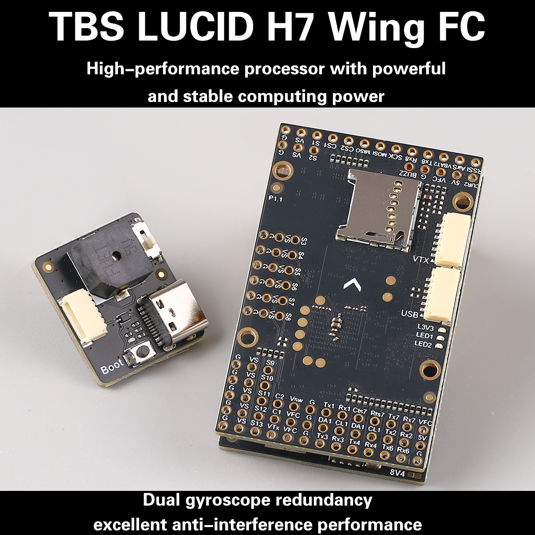 Drone Frame - TBS LUCID H7 WING FC Dual