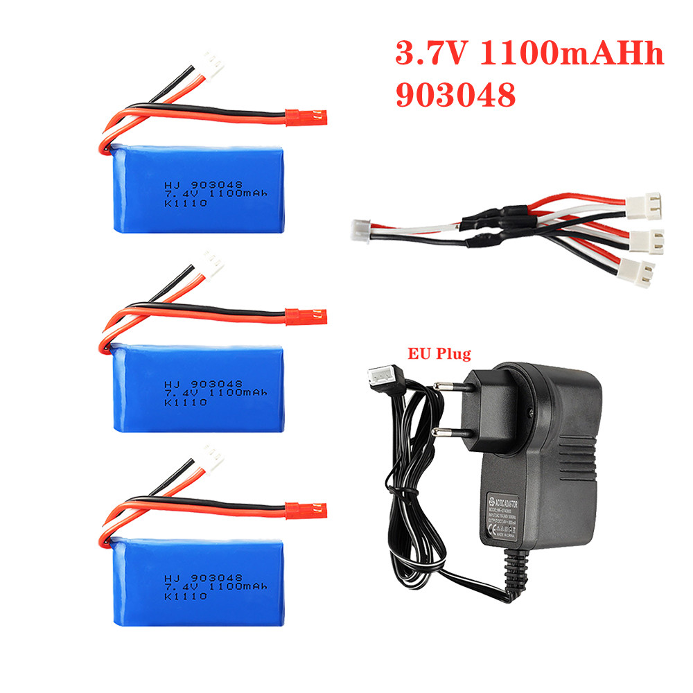 1-5pcs 7.4V 1100mah 903048 LiP - Drone Charger recensie en prijs