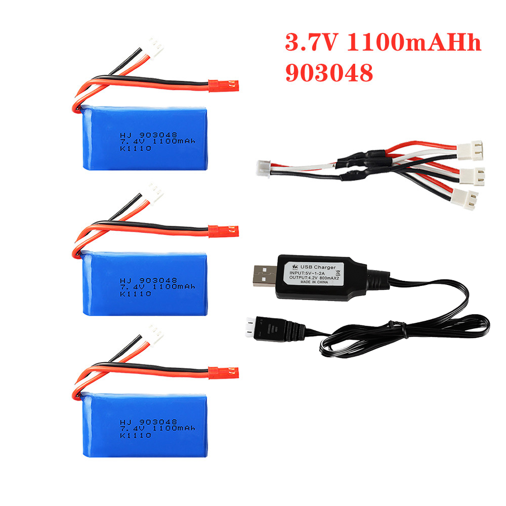1-5pcs 7.4V 1100mah 903048 LiP - Drone Charger recensie en prijs