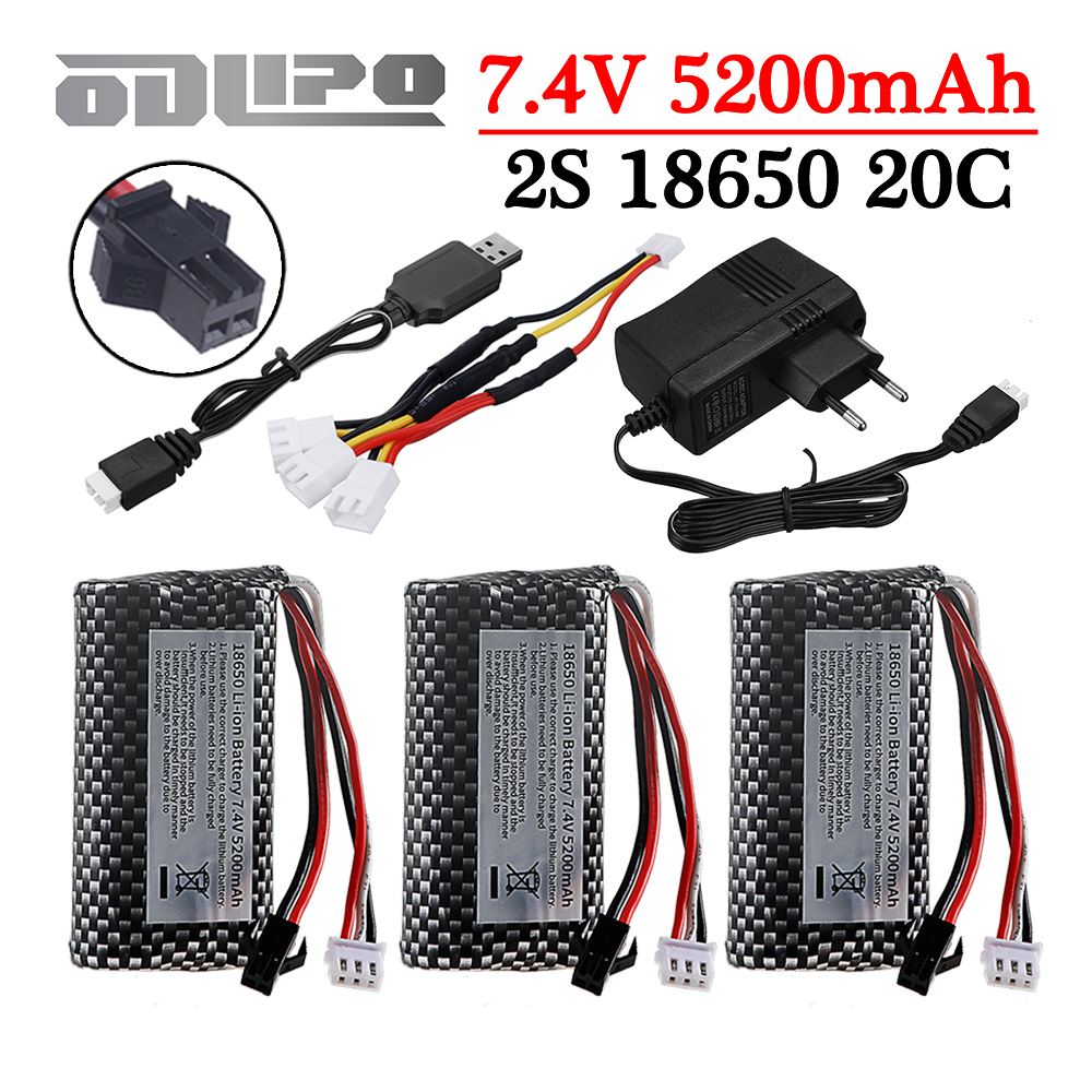 18650 7.4V 5200mAh Li-ion batt - Drone Charger recensie en prijs