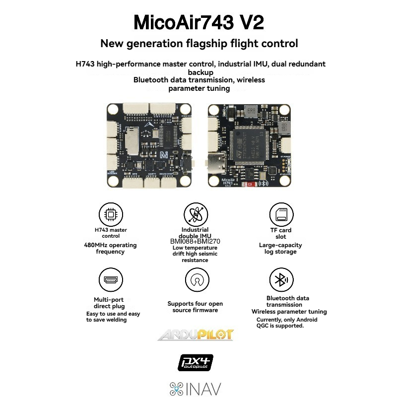MicoAir743 V2   Flight Control - Drone Flight Controller recensie en prijs