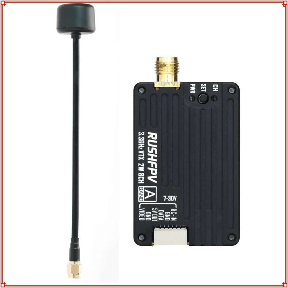 2026 New RUSHFPV 3.3G 2W VTX T - Drone Antenna recensie en prijs