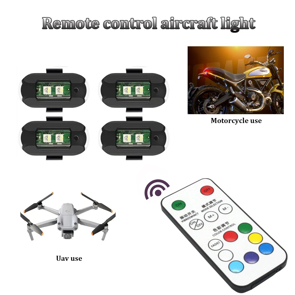 1Pcs Remote LED RGB Anti-colli - Drone Led Light recensie en prijs