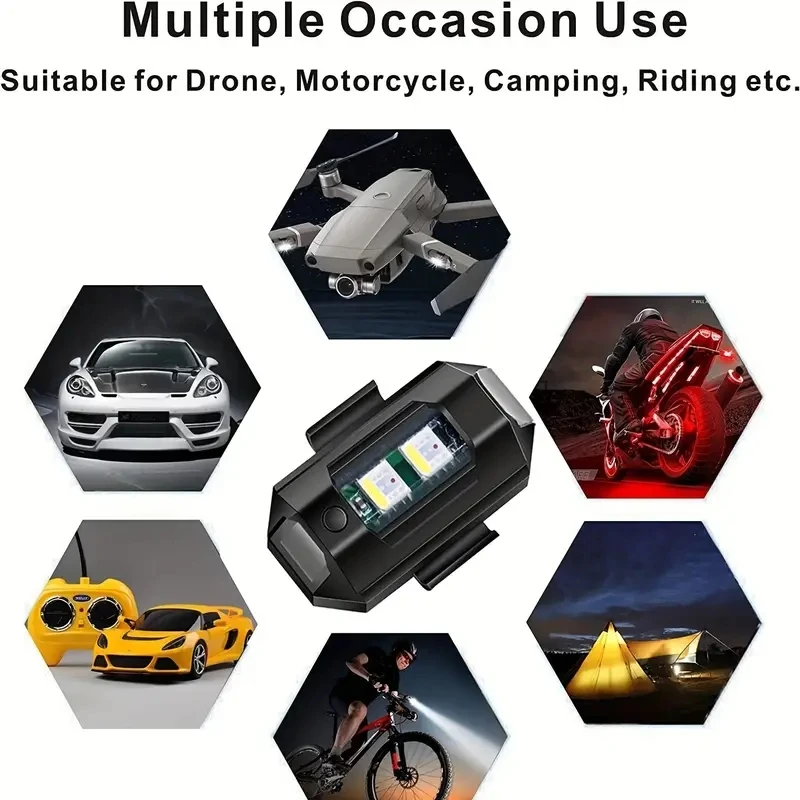 1Pcs Remote LED RGB Anti-colli - Drone Led Light recensie en prijs