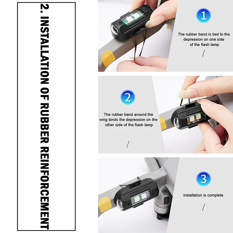 1Pcs Remote LED RGB Anti-colli - Drone Led Light recensie en prijs