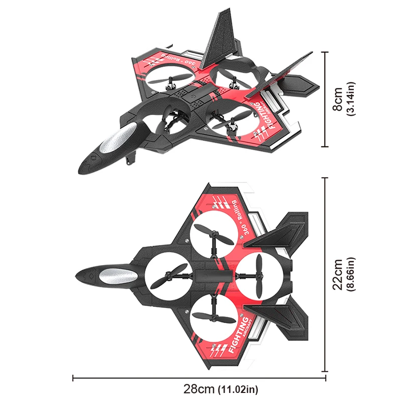 S98 RC Foam Stunt Aircraft Toy - Drone Led Light recensie en prijs