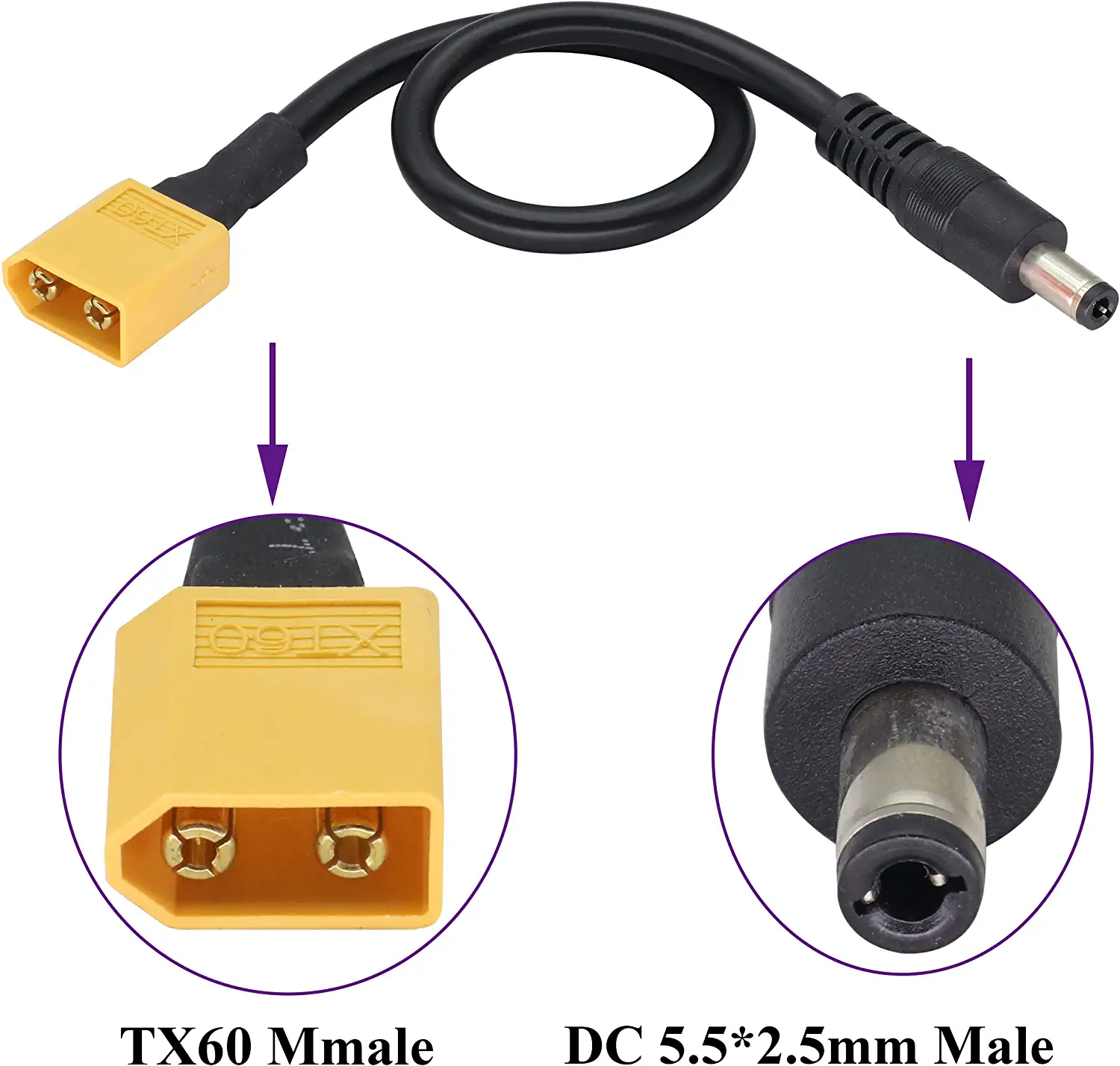 XT60 Adapter Cable XT60 Male t - Drone Compass recensie en prijs