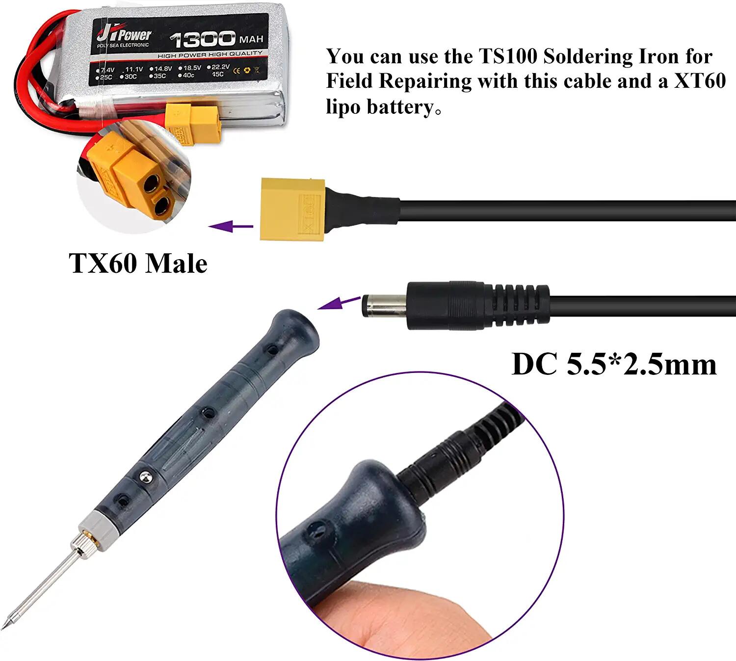 XT60 Adapter Cable XT60 Male t - Drone Compass recensie en prijs