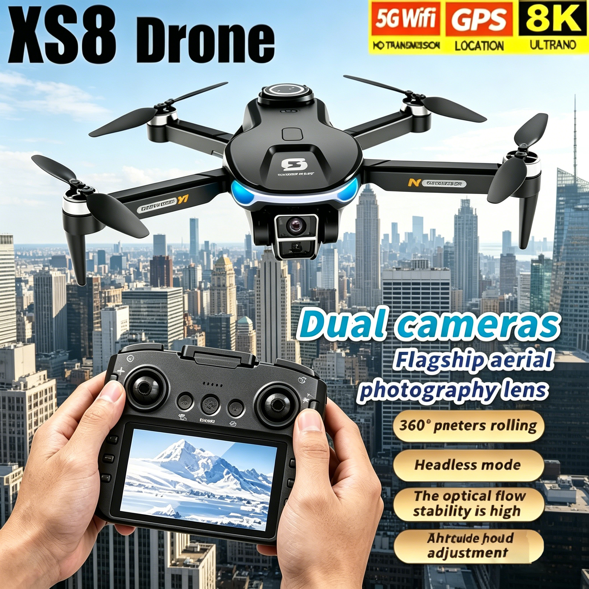 HD 8K Professional GPS Drone w - Drone Gps Module recensie en prijs