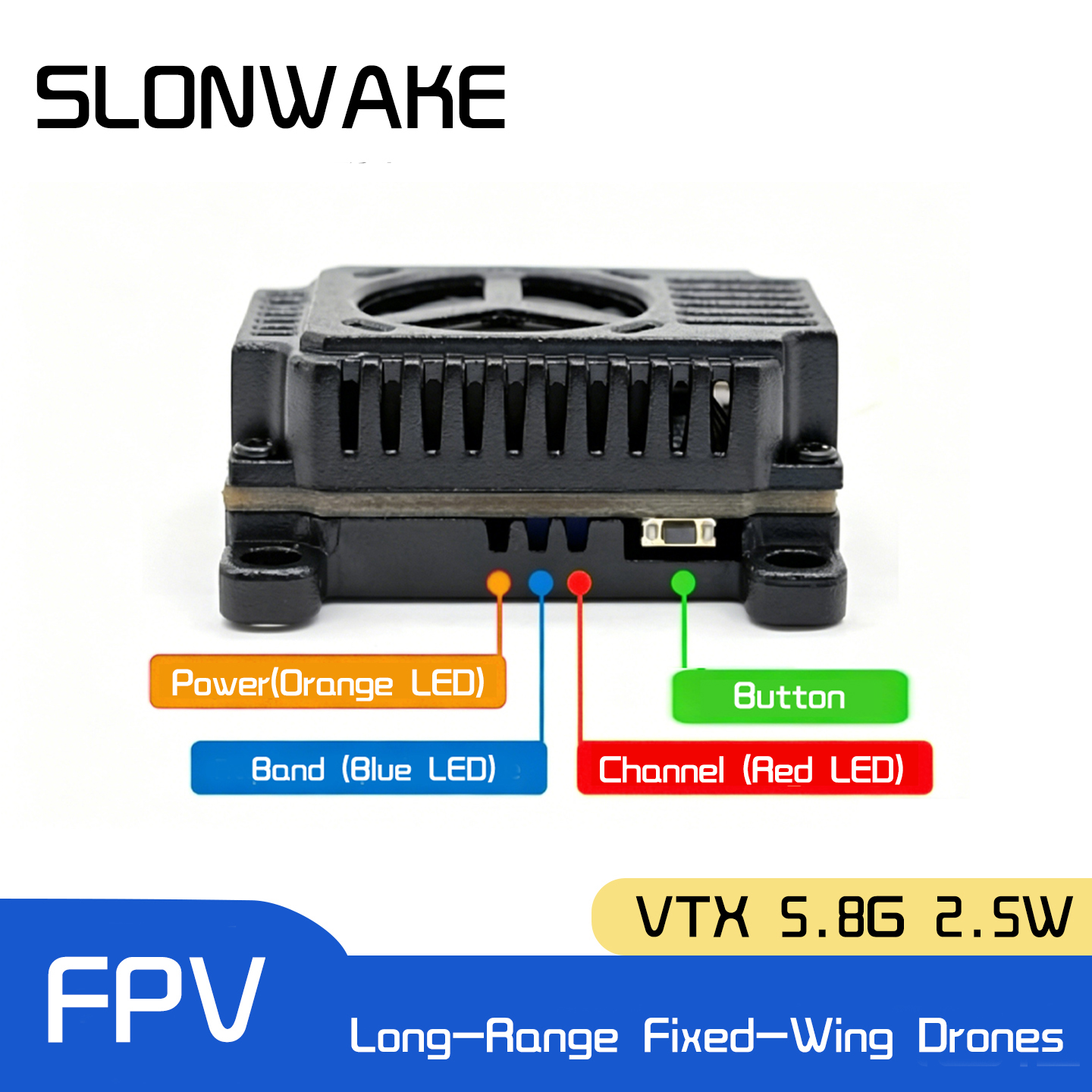 SLONWAKE 5.8G 48CH FPV Transmi - Drone Frame recensie en prijs