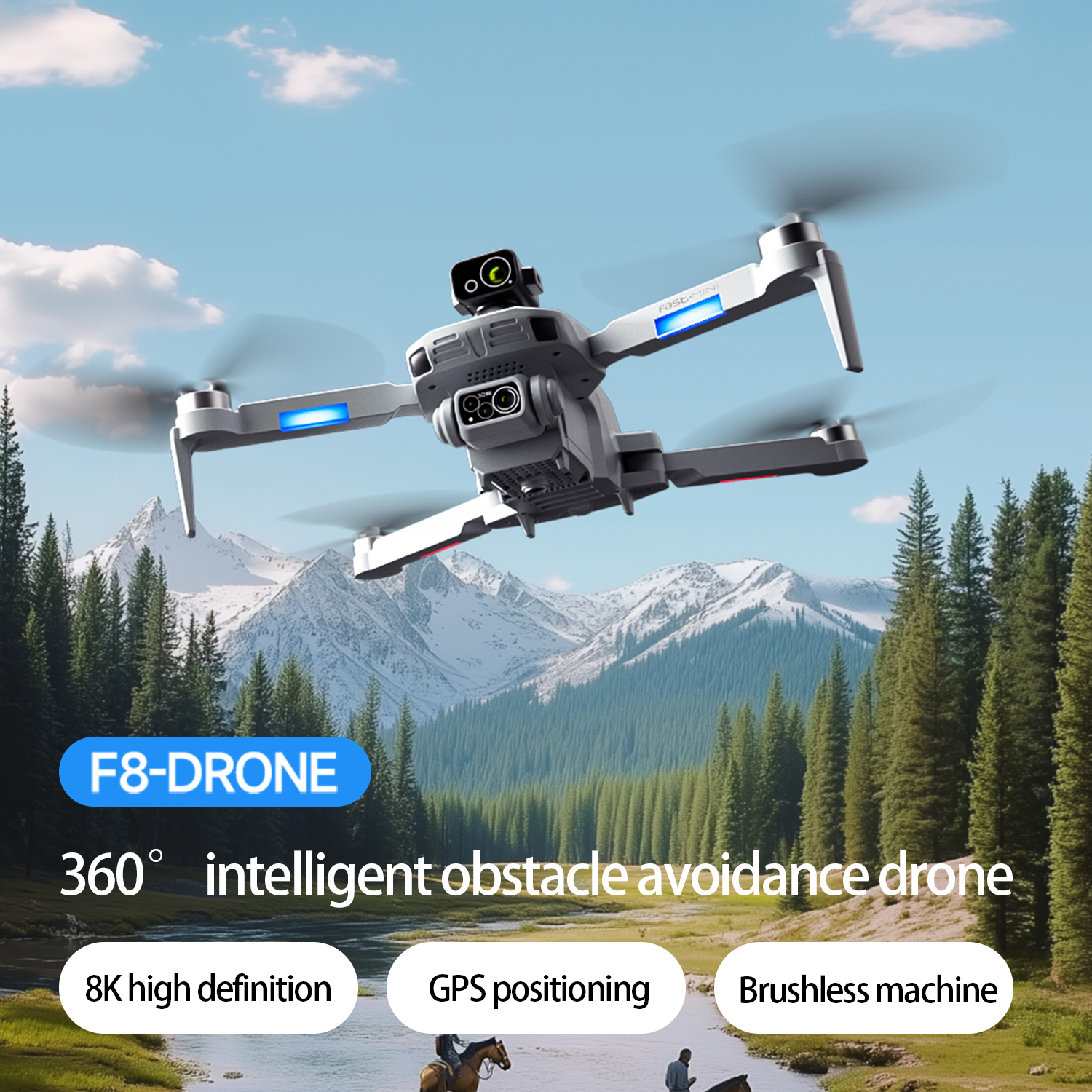 F8 MAX GPS Drone Professional  - Drone Gps Mount recensie en prijs