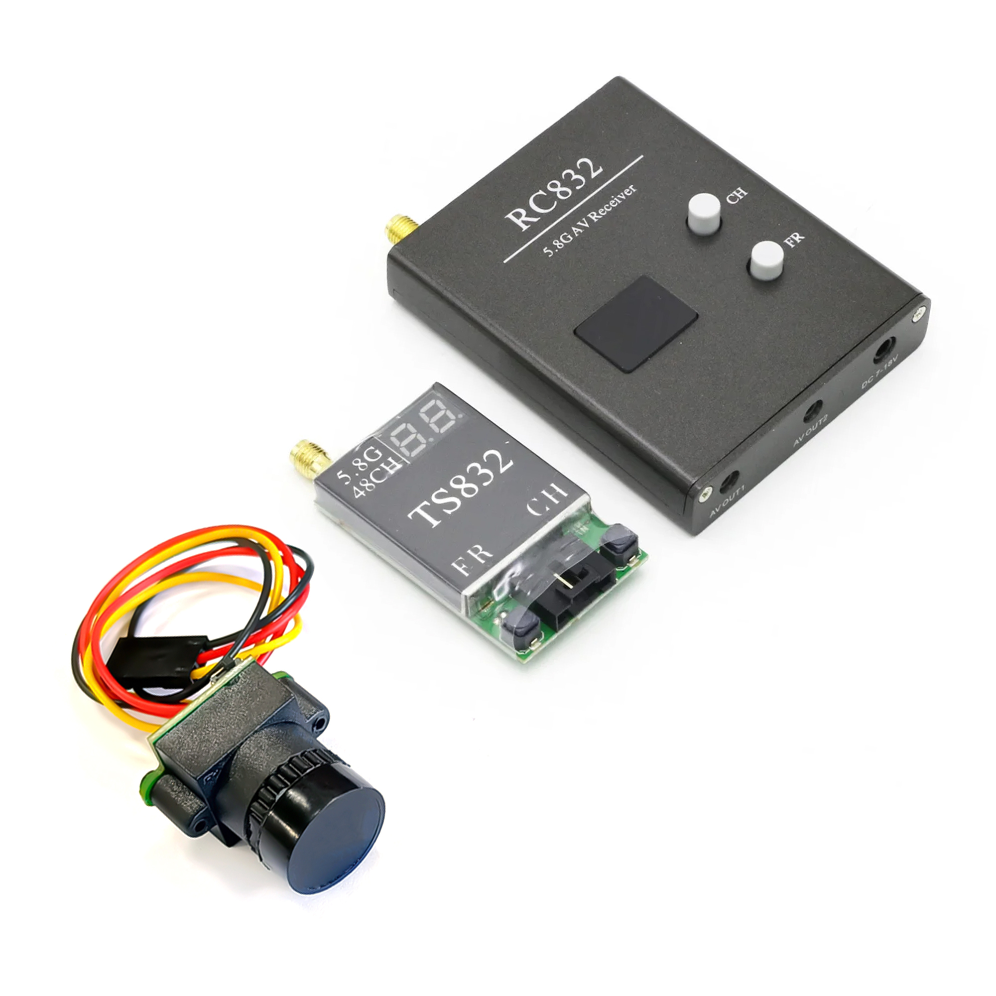 TS832 Receiver +RC832 +1000TVL - Drone Antenna recensie en prijs