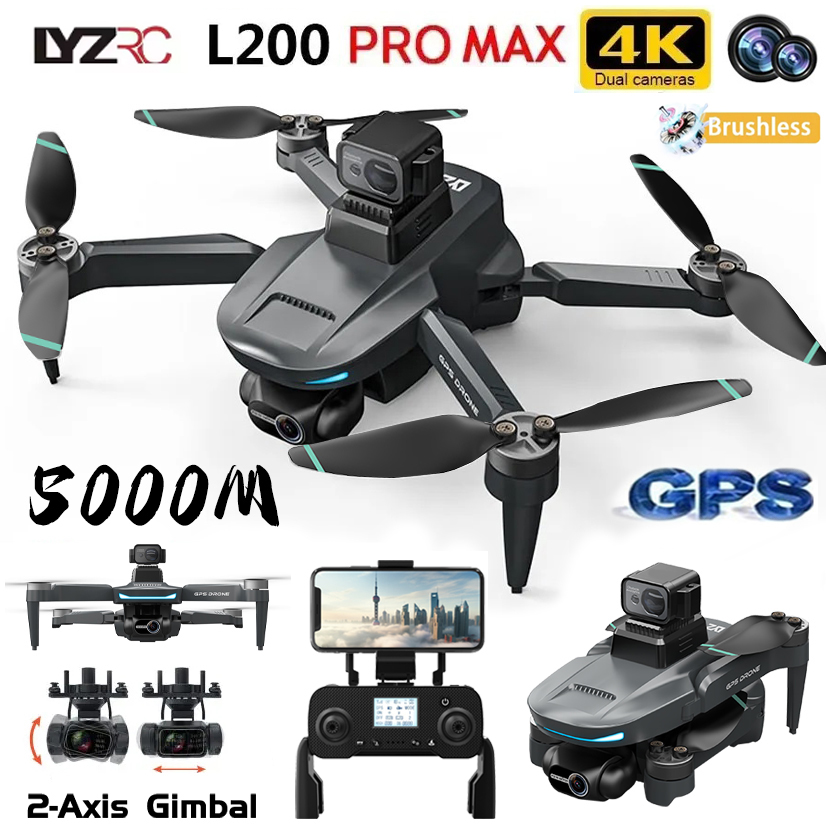 L200 Pro MAX GPS Drone 4K Prof - Drone Gps Mount recensie en prijs