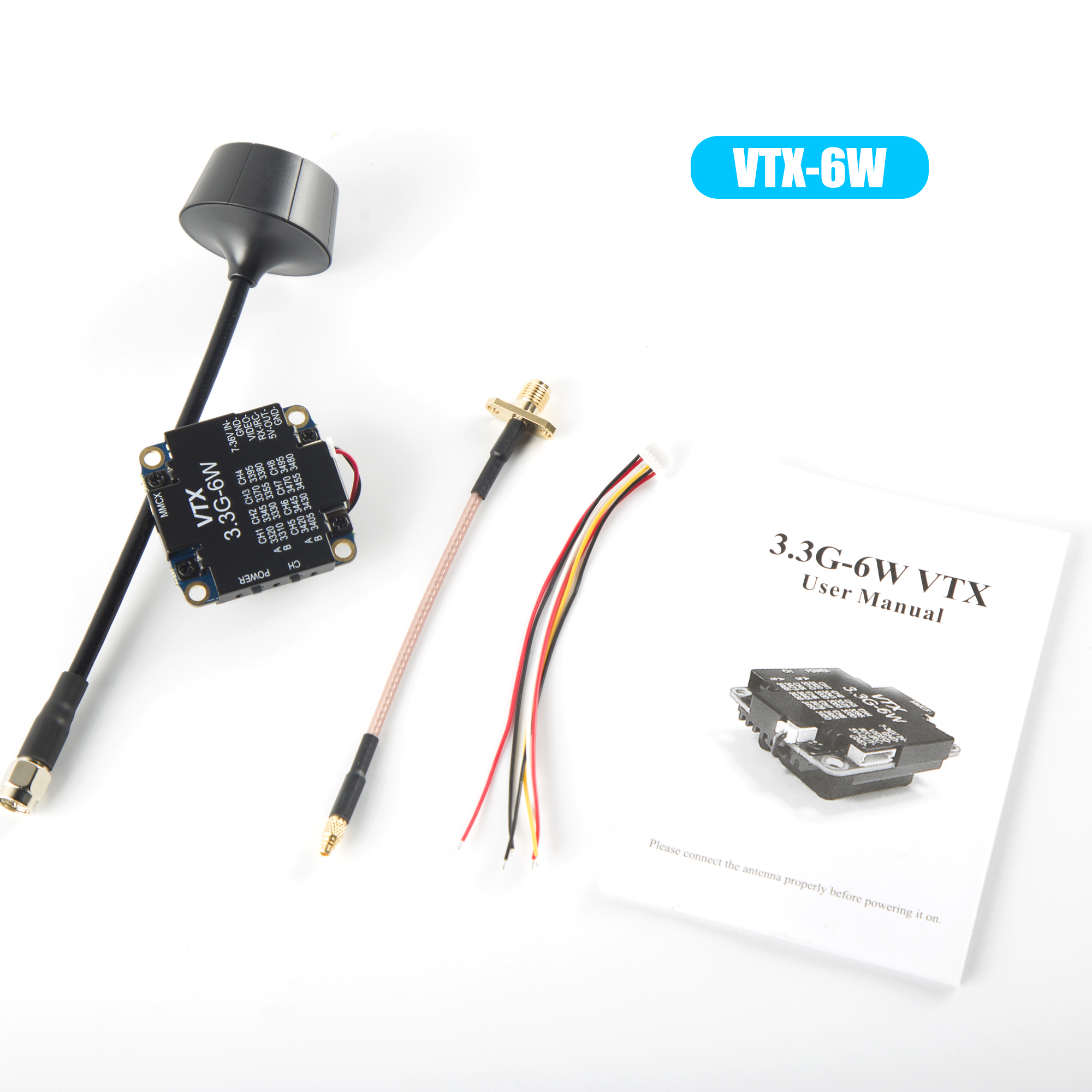 FPV Video Transmitter 3.3G 6W  - Drone Transmitter recensie en prijs