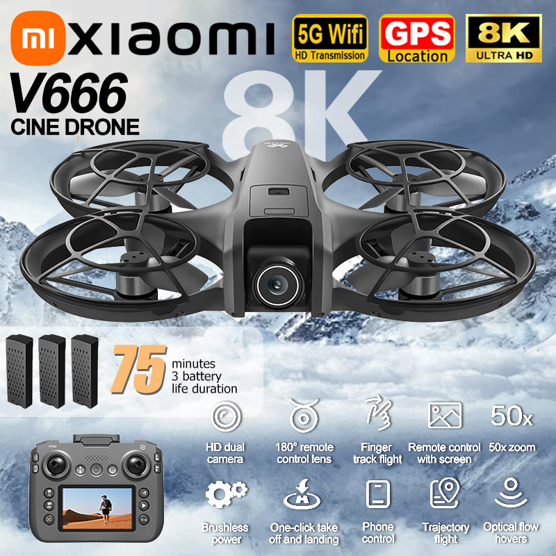 Xiaomi V666 Drone 8K Aerial HD - Drone Gps Module recensie en prijs