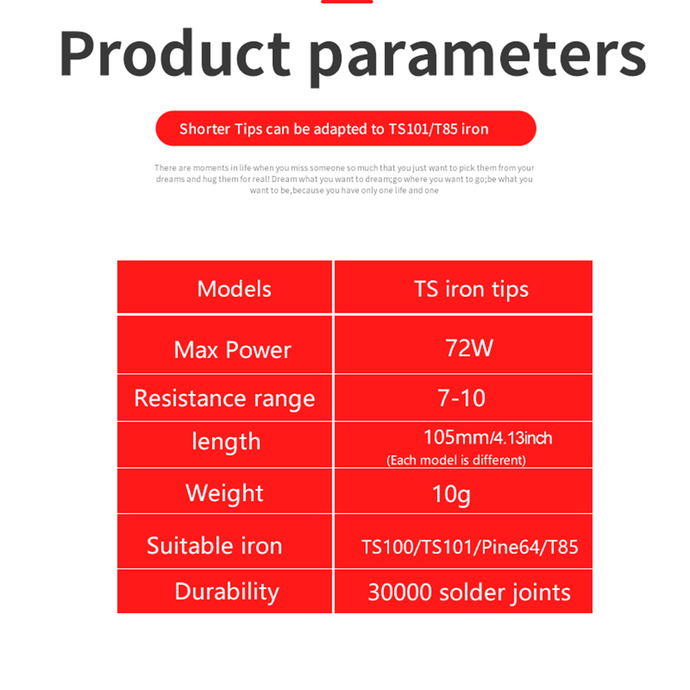 TS101/TS100/T85 Soldering Iron - Drone Buzzer recensie en prijs